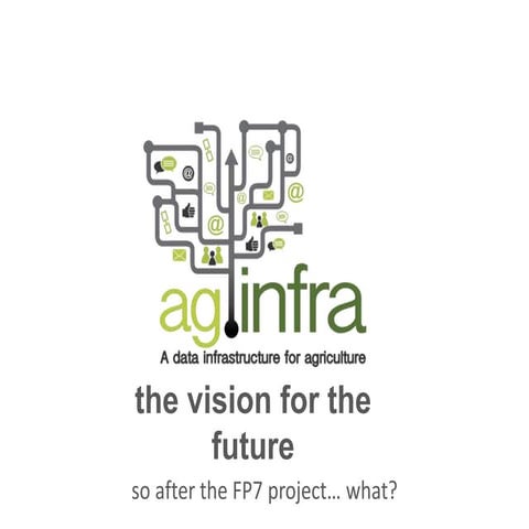 agINFRA: the vision for an EU research hub for agriculture, food & the enviro...