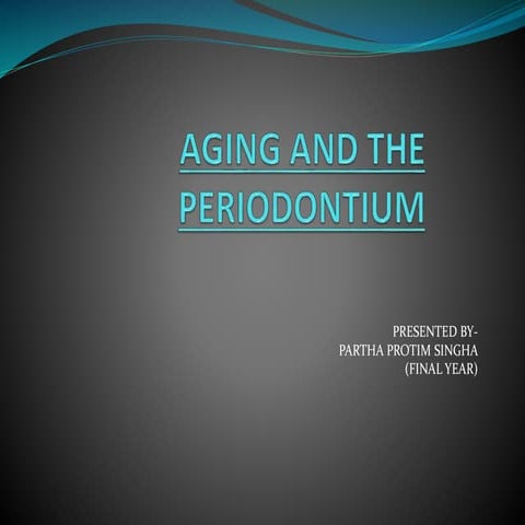 Aging and the periodontium