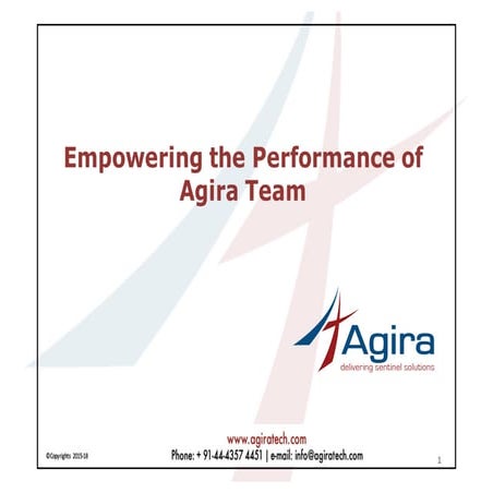 Agira focussing on CI process