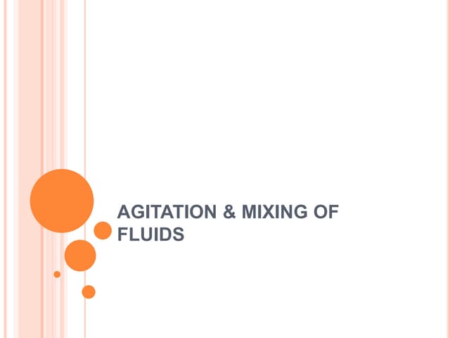 Types of agitators | PPTX | Physics | Science