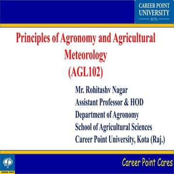 Agronomy Basic