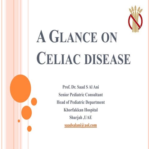 A glance on celiac disease