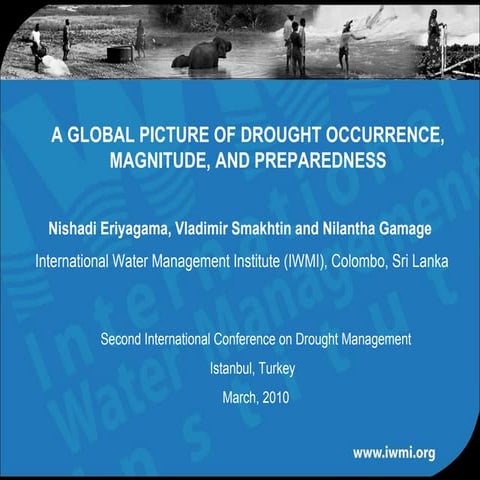 A global picture of drought occurrence, magnitude, and preparedness