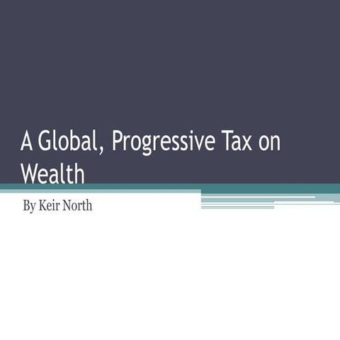 A global progressive tax on wealth