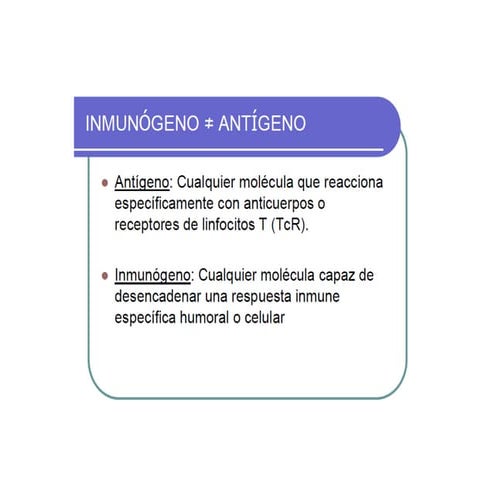 Antígenos | PPT