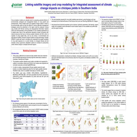 Linking satellite imagery and crop modeling for integrated assessment of clim...