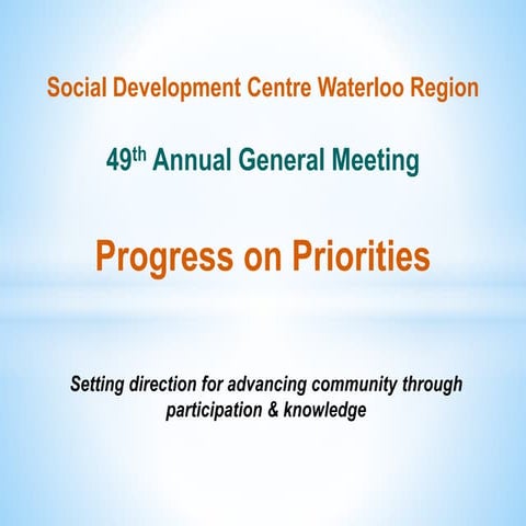 Annual General Meeting Presentation June 28 2016