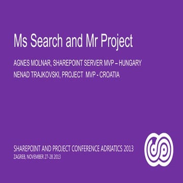 Ms. Search and Mr. Project