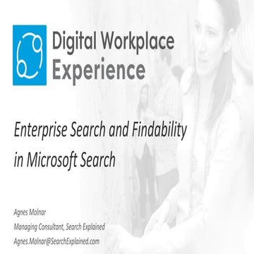 Enterprise Search and Findability in Office 365