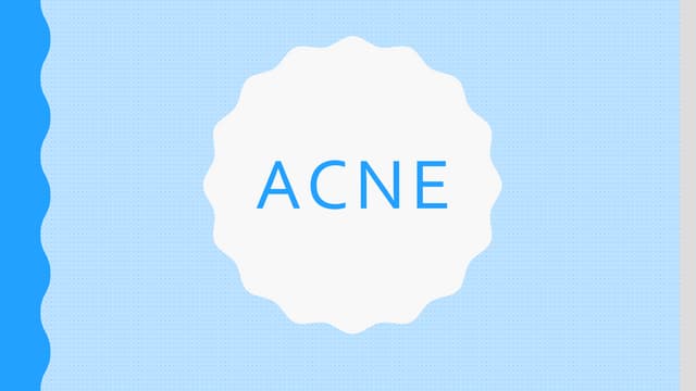 Acne y lepra
