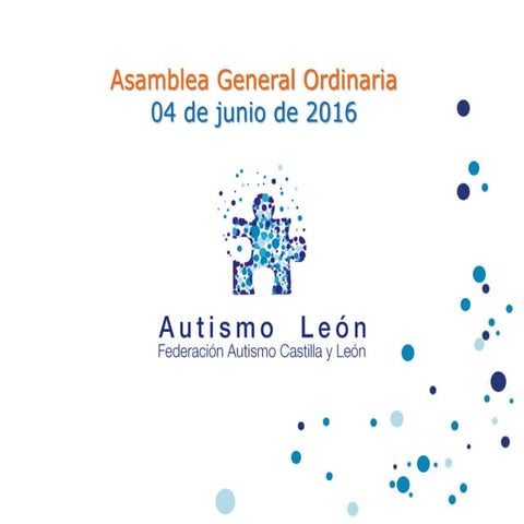 Memoria Autismo León 2015
