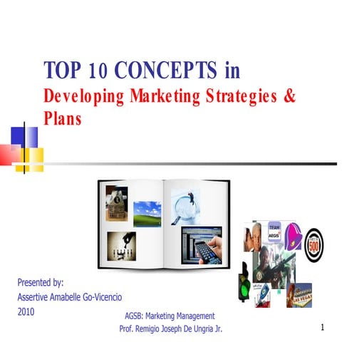 AGo-Vicencio: Developing Marketing Strategies & Plans