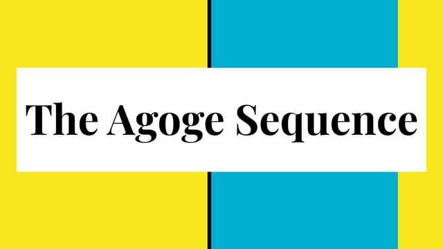 The Agoge Sequence - Sam Nelson