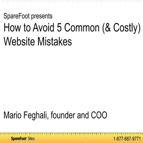 How to avoid 5 common self storage website mistakes