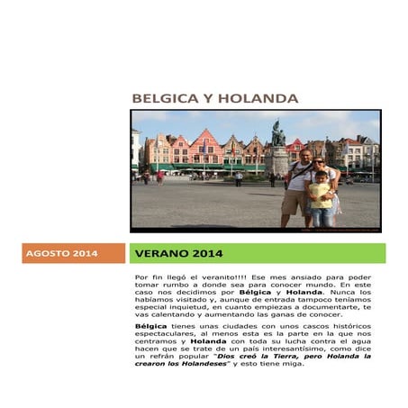 Relato de Viaje en Autocaravana por Bélgica y Holanda