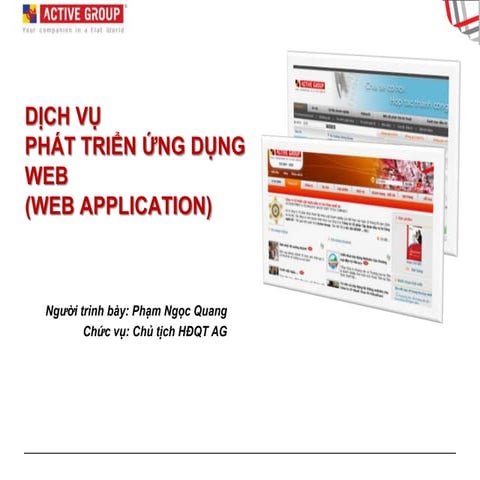 Dich vu webapplication