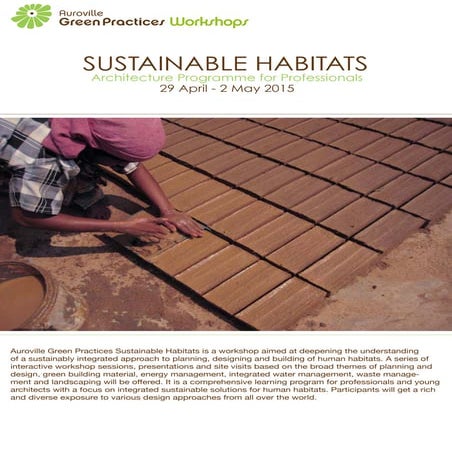 Sustainable Habitats 