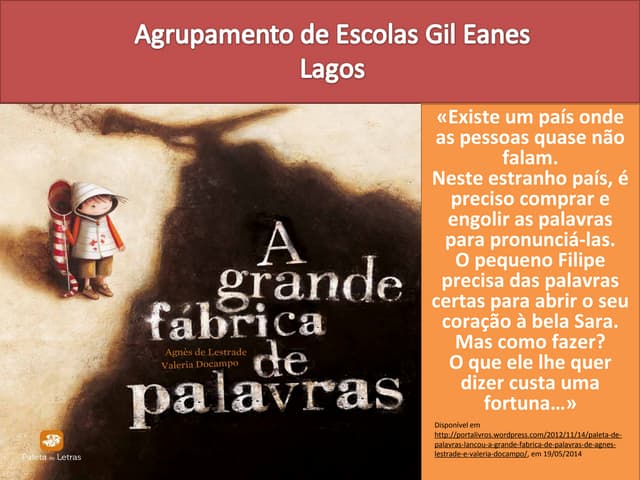 A grande fábrica de palavras   dram...