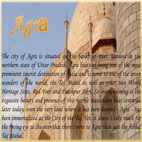 Agra ppt