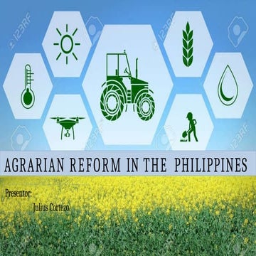 Agrarian Reform in the Philippines | PPTX