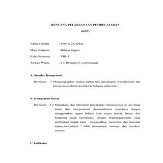 rpp agreement and disagreement KTSP