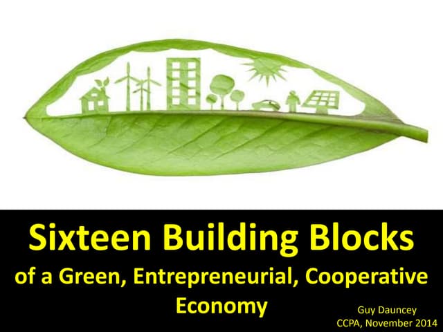 16 Building Blocks of a Green, Entr...