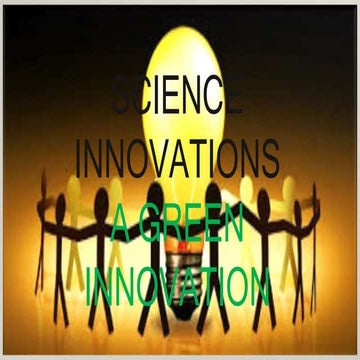 A green innovations