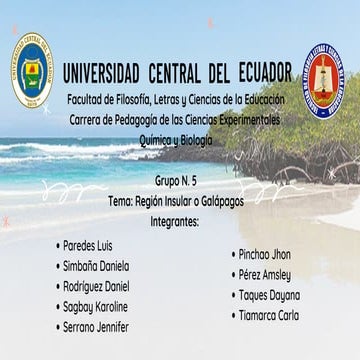 Región Insular o Galápagos