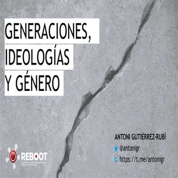 Conferencia: «Generaciones, ideologías y género»