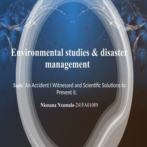 Turning Tragedy into Safety: Accident Solutions