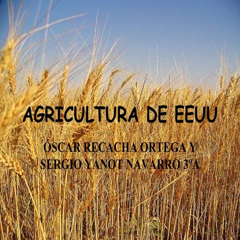 Agricultura de eeuu