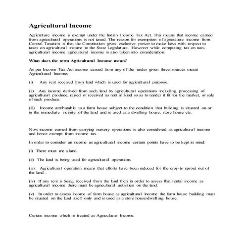 PRESENTATION ON (Agricultural-Income).ppt