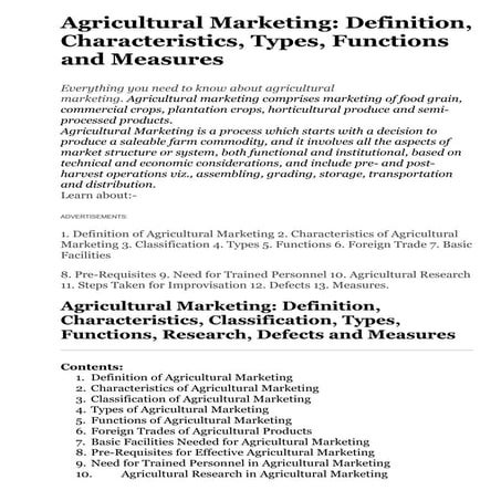 Agricultural Marketing.docx