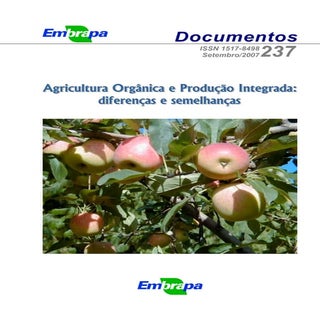 Agricultura orgânica e produção int...