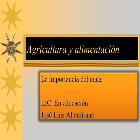 Agricultura Y Alimentación Ppt
