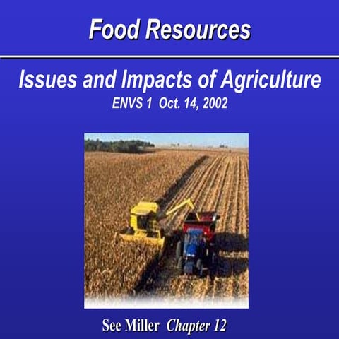 Effect of climate change on agriculture A Presentation By Mr Allah Dad ...
