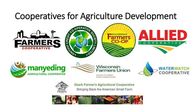 Agriculture Cooperatives PPT agriculture-cooperatives-ppt
