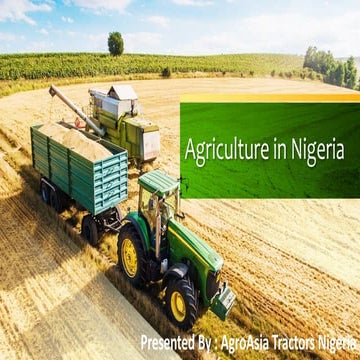 Agriculture in nigeria