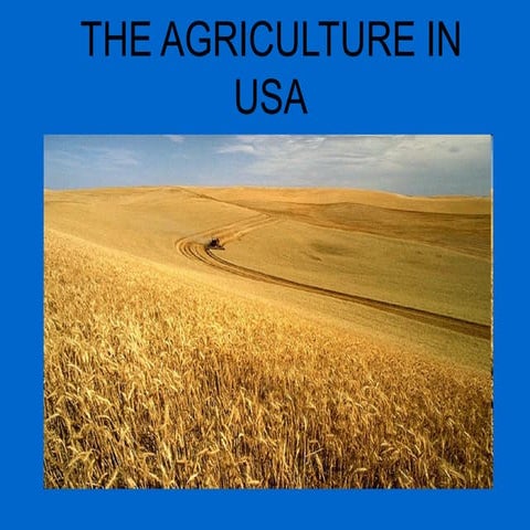 Agriculture in usa