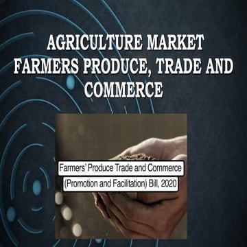 Agriculture market farmers produce, trade and commerce