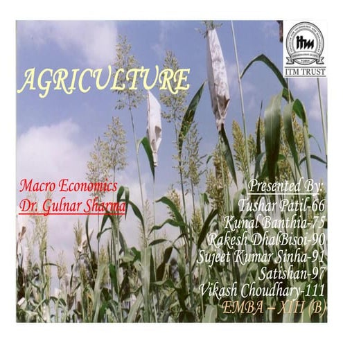 Agriculture
