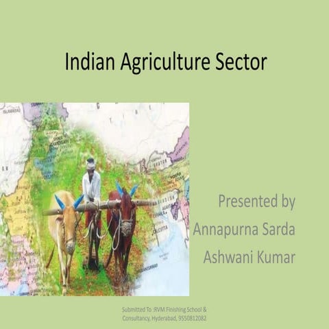 Indian Agriculture sector