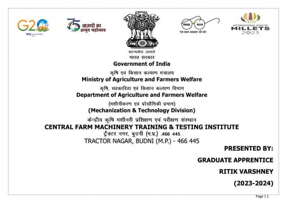 Secondary Tillage implements & their uses in Agriculture | PPTX