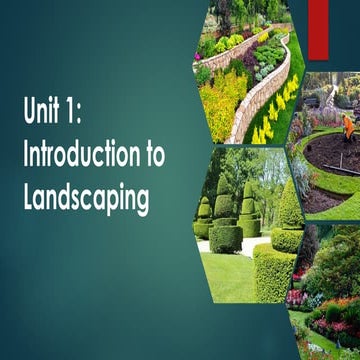 Unit 01 An Introduction to Landscape Architecture | PDF