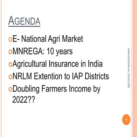 Agri insurance enam mnarega