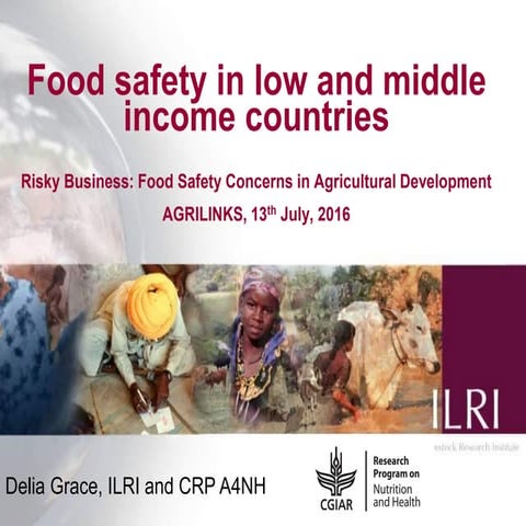 Food safety in low and middle income countries | PDF