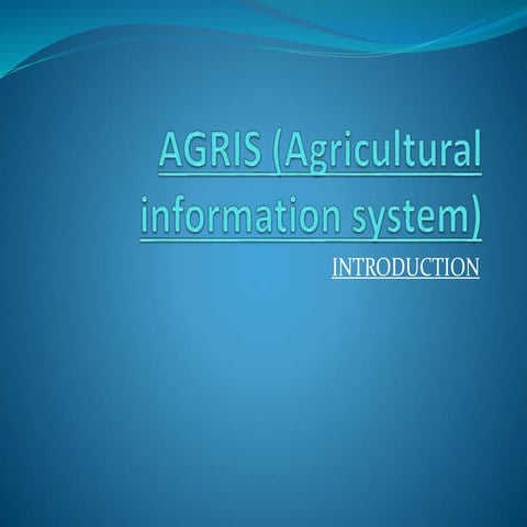Agris (agricultural information system)