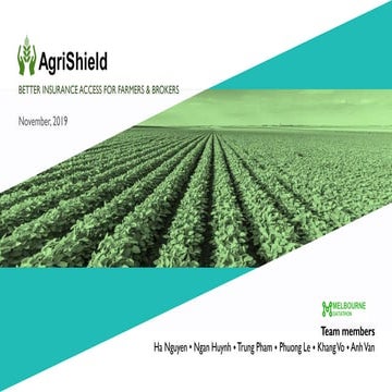 AgriShield - Melbourne Datathon 2019