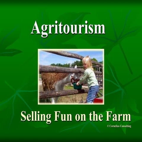 Agritourism