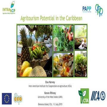 Agritourism potential in the caribbean harvey rhiney
